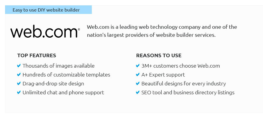 free web builder with custom domain